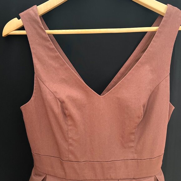 Fervour Lined Midi Cocktail Dress: Size S - Picture 3 of 13